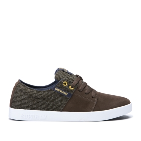 Supra STACKS II Lave Sneakers Dame Marineblå/Hvite | NO-73668